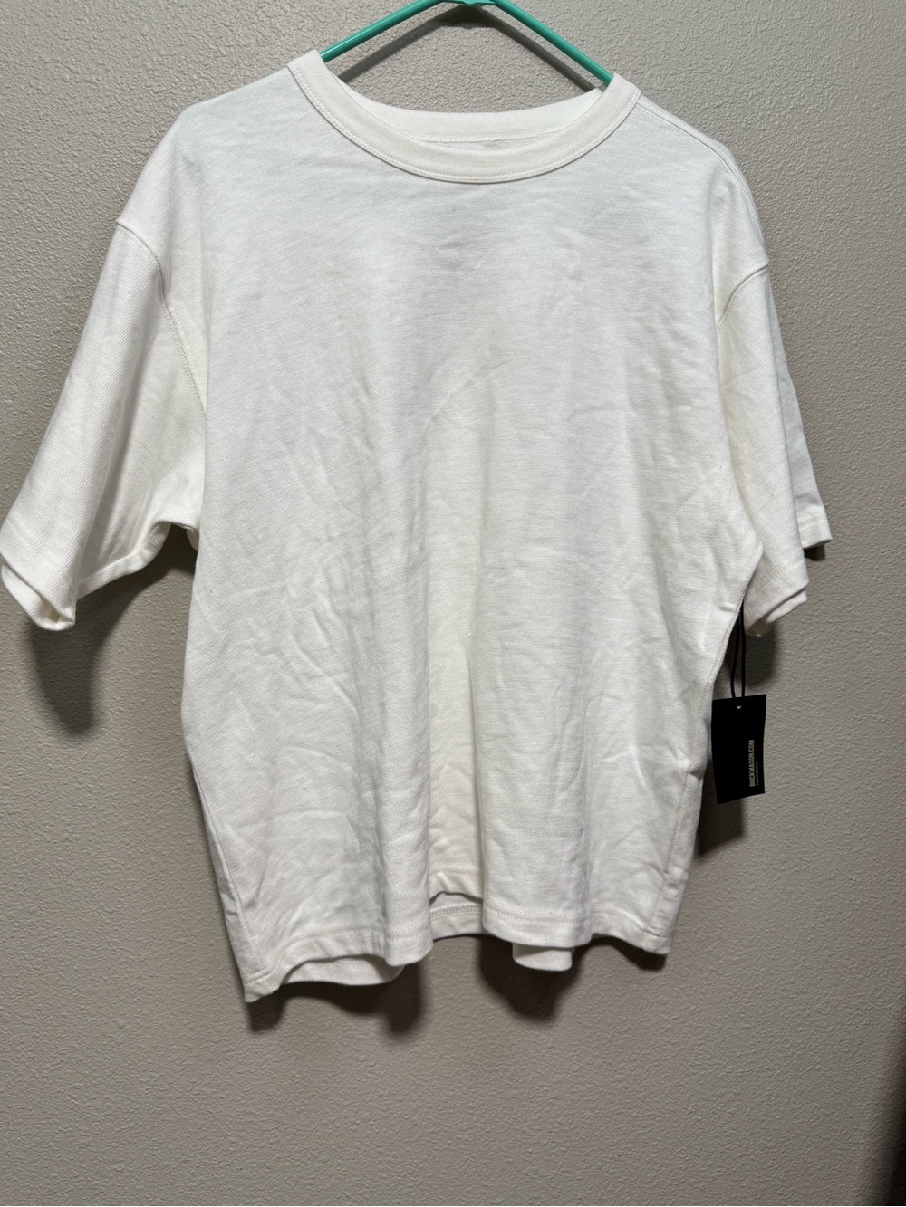 Buck Mason White Crewneck Heavyweight Tee